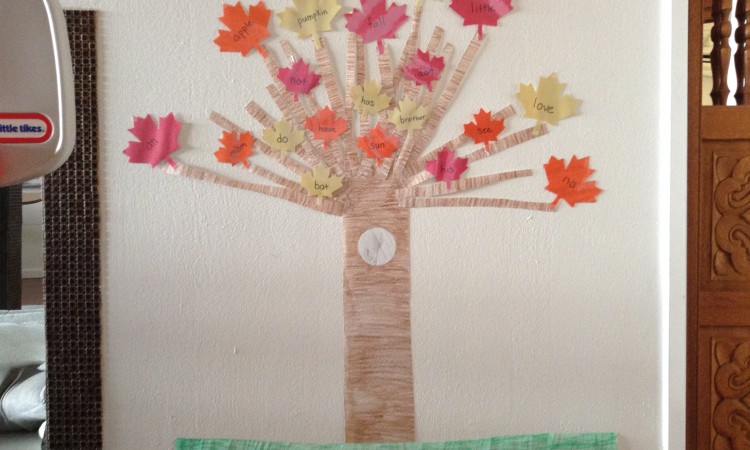 Empowering Parents to Teach- Sight Word Tree