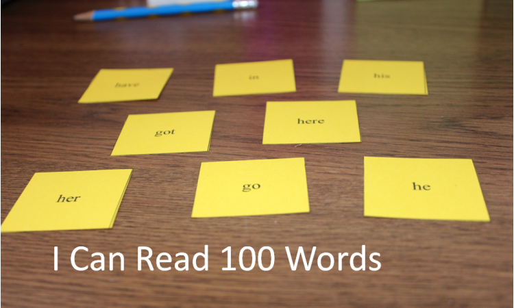 I Can Read 100 Words